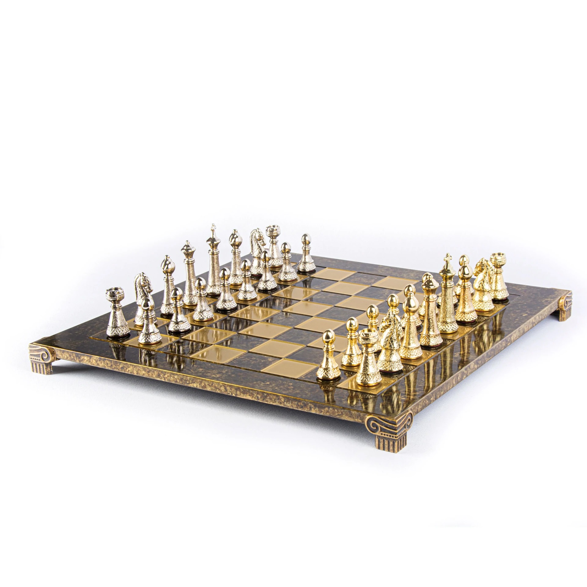 Ensemble de Jeu d'Echecs Staunton en Métal avec Coffret de Rangement - Image 16