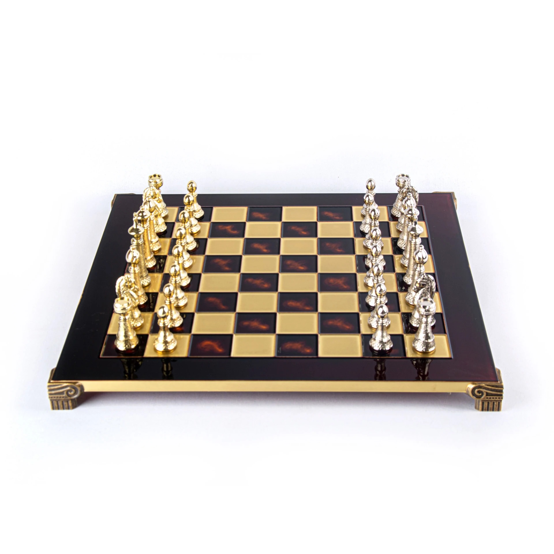 Ensemble de Jeu d'Echecs Staunton en Métal avec Coffret de Rangement - Image 4