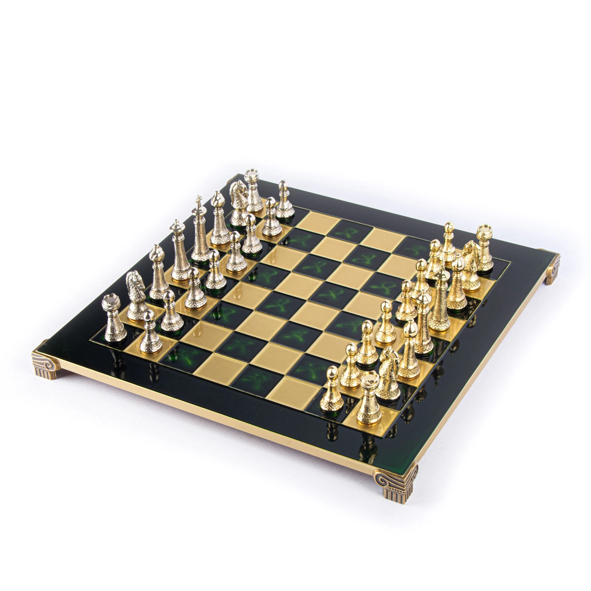 Ensemble de Jeu d'Echecs Staunton en Métal avec Coffret de Rangement - Image 8