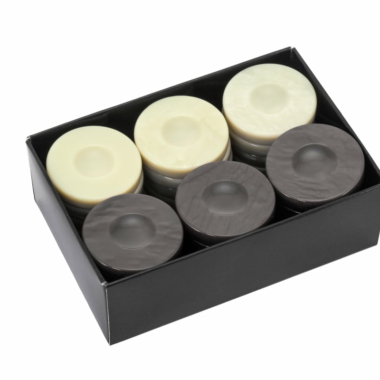 Alternative view of Jetons de Backgammon en Galalithe - Set de 30 - 3 Coloris