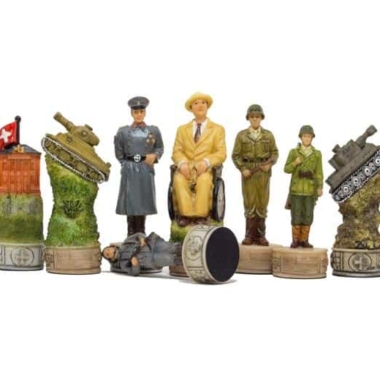 Alternative view of Ensemble de Jeu d'Echecs Seconde Guerre Mondiale - Roosevelt vs Hitler