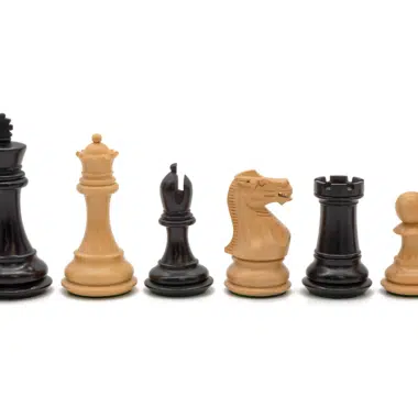 Ensemble d’échecs de compétition Staunton de luxe avec coffret