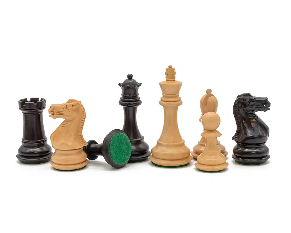 Ensemble d’échecs de compétition Staunton de luxe avec coffret