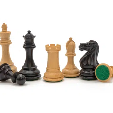 Ensemble d’échecs de compétition Staunton de luxe avec coffret