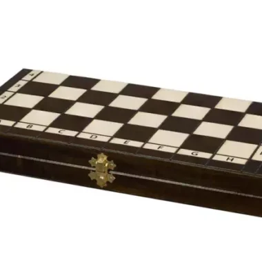 Jeu d’Echecs Olympique en Bois – Échiquier 36x36 cm avec Pièces Staunton Classiques