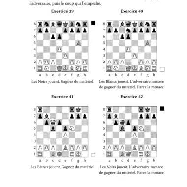 Page intérieure : quatre exercices avec diagrammes